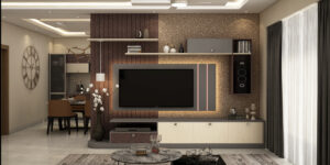 Read more about the article The Future of Entertainment: Integrating Tech into TV Unit Designs